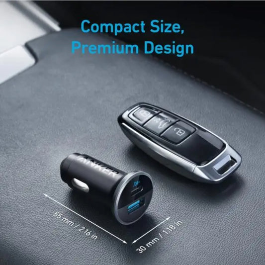 Anker 323 Car Charger USB-C & USB-A 2-Port A2735G11/H11