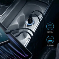 Anker 323 Car Charger USB-C & USB-A 2-Port A2735G11/H11