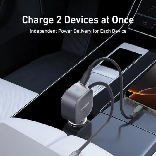 Anker Nano Car Charger 75w, USB-C Port A2738HA2