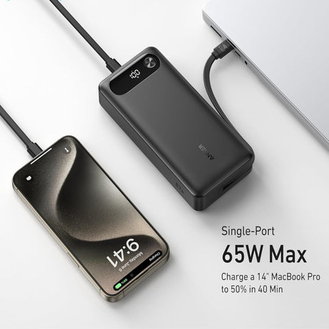 Anker Powerbank 20,000mah, 87w & 65w Two-Way Power