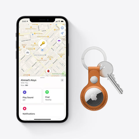 Apple AirTag 4-Pack – Precision Item Tracker with Ultra-Wideband for iPhone & iPad, Simple Setup, Built-In Speaker, and Secure Lost Mode with Encrypted Privacy – Ideal for Keys, Bags, and More