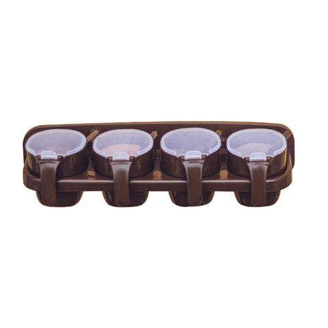 Appollo Chilli Spice Rack Set – Cream – Elegant and Organized Spice Storage