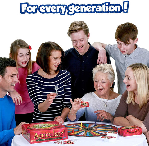 Articulate Family Board Game – Fast-Paced, Team Play, 4-20+ Players – Party Game | Fun for All Ages