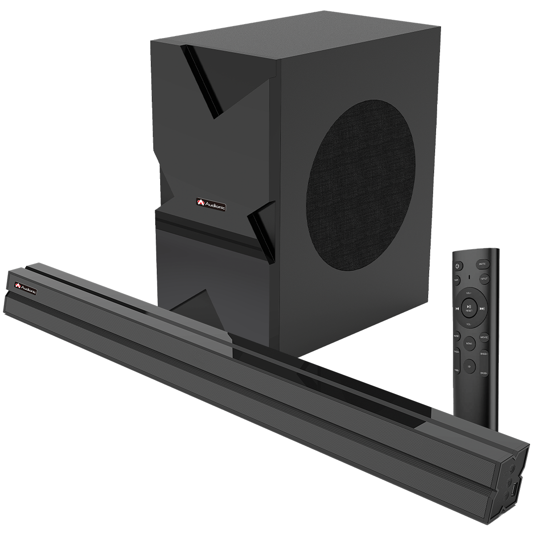 Audionic Elite 1000 Sound Bar with Woofer – Powerful Sound, Built-in Subwoofer, Sleek Design – Soundbar | Elite 1000