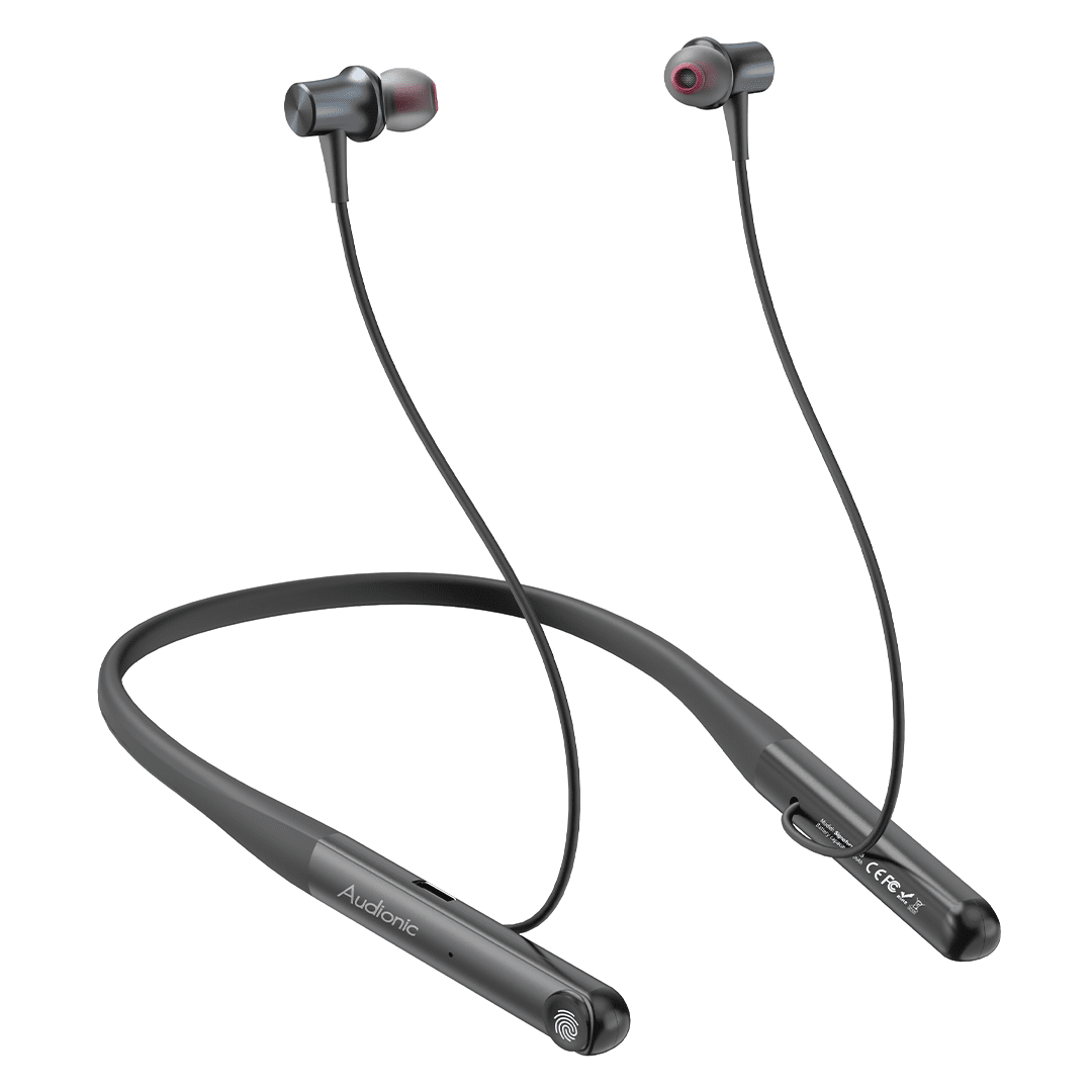 Audionic Neckband Signature N-25 â€“ Comfortable Wear, High-Quality Audio, Wireless Connectivity â€“ Audio | Perfect for Long Listening Sessions | Signature N-25