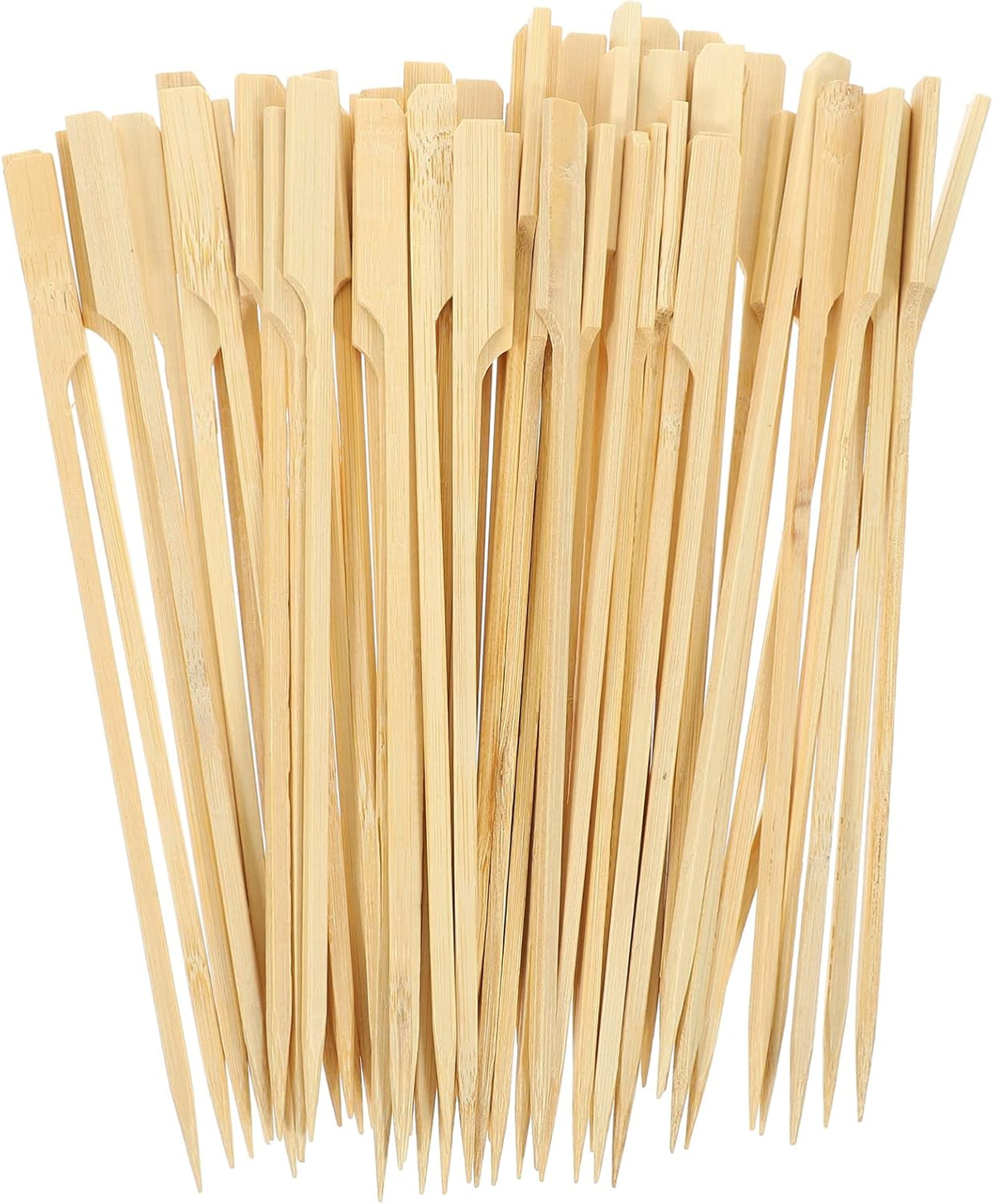 BBQ Kabob Skewers 50Pcs – Biodegradable Wooden Skewers for Grilling and Barbecuing