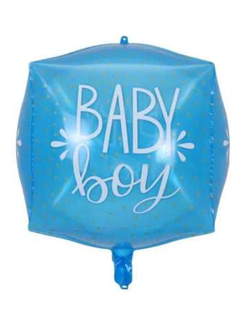 Baby Boy Diamond Shaped Balloon. Unique Design, Perfect for Celebrations | Durable Foil Material