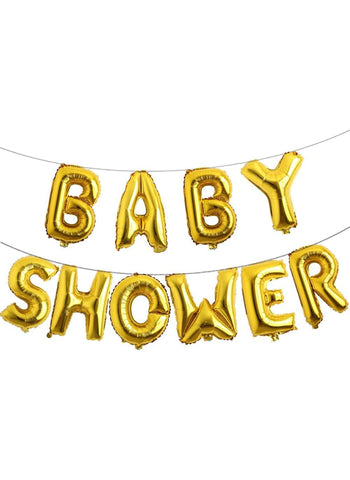 Baby Shower Decoration Theme Foil Balloons. Includes Multiple Designs, Perfect for Baby Showers | Easy to Inflate