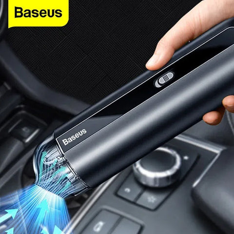 Baseus A2 Cordless Car Vacuum Cleaner 5000pa – Cordless Design, High Suction Power, Lightweight – Cleaning | Ideal for Car and Home Use