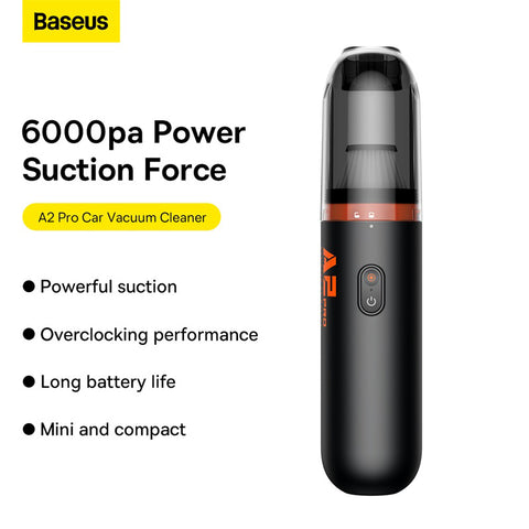 Baseus A2 Pro Car Vacuum Cleaner – Powerful Suction, Compact Design, Versatile Use – Cleaning | Ideal for Car and Home Use