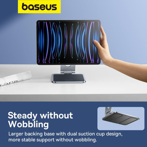 Baseus Magnetic Tablet Stand MagStable Series – Magnetic Design, Adjustable Angle, Sturdy Build – Phone & Tablet | Ideal for Hands-Free Viewing