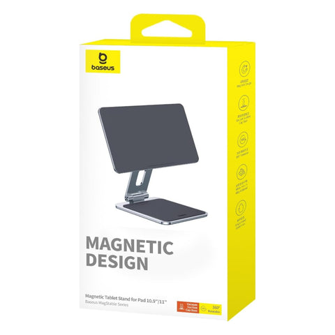 Baseus Magnetic Tablet Stand MagStable Series – Magnetic Design, Adjustable Angle, Sturdy Build – Phone & Tablet | Ideal for Hands-Free Viewing