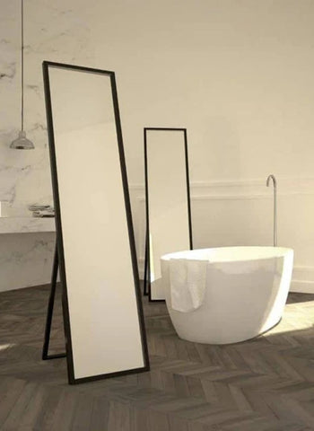 Beautiful Matte Finish Long Mirror – Sleek Design for Bedrooms | Dimensions 62x18 Inches