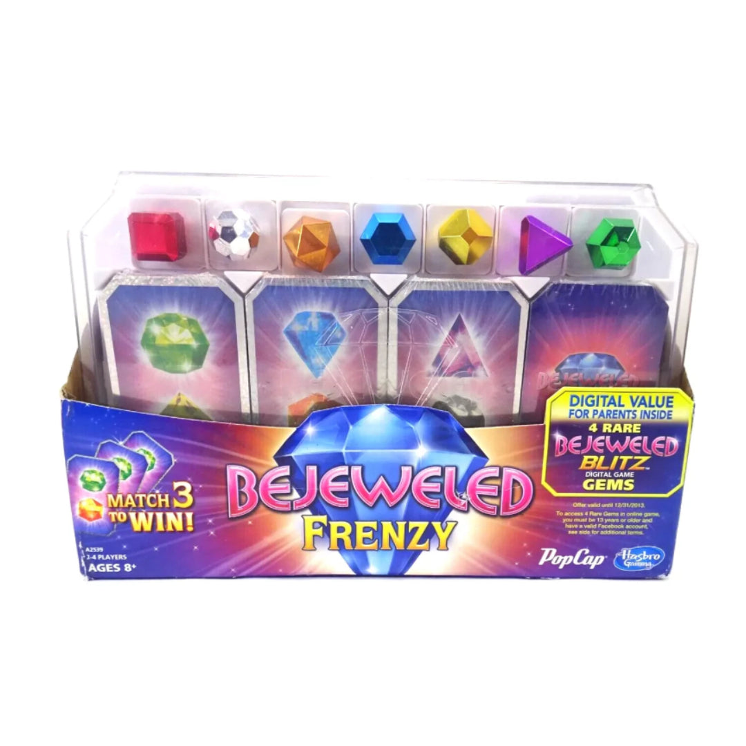 Hasbro Girls Bejeweled Frenzy Set – Gem Matching, Speed Play, Fun for All Ages – Board Game | Sparkling Strategy