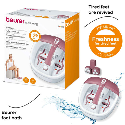 Beurer Foot Spa With Aromatherapy FB 35 – Aromatherapy Function, Soothing Foot Bath, Adjustable Temperature | Foot Spa