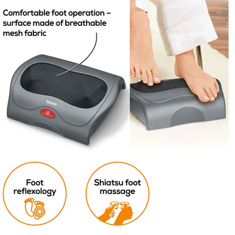 Beurer Shiatsu Foot Massager FM 39 – Shiatsu Massage, Compact Design, Comfortable Foot Massage | Foot Massager