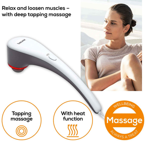 Beurer Tapping Massager MG 55 – Tapping Function, Adjustable Intensity, Compact Design | Tapping Massager