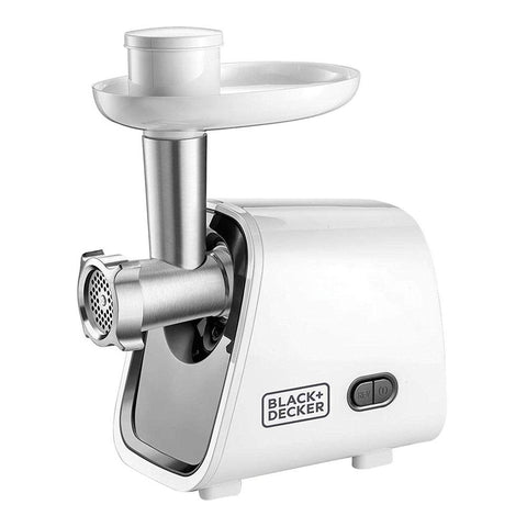 Black & Decker FM1500 Meat Grinder – 1500W Motor, 5 Grinding Heads, Reverse Function, Durable Plastic Body – Meat Mincer