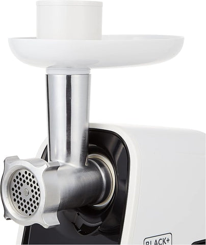 Black & Decker FM1500 Meat Grinder – 1500W Motor, 5 Grinding Heads, Reverse Function, Durable Plastic Body – Meat Mincer