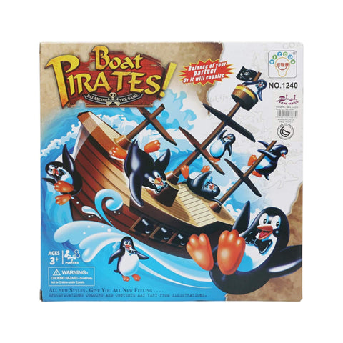 B&P Boat Pirates Board Game – Pirate Adventure, Action-Packed, Family Fun – Strategy Game | Thrilling Treasure Hunt