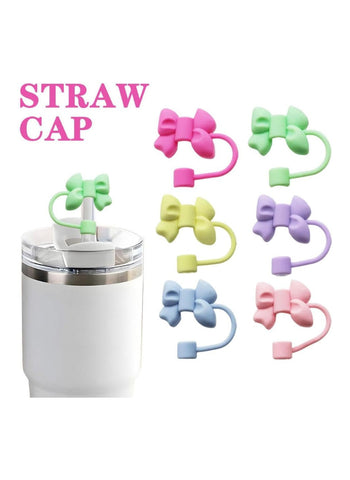 Bow Straw Stopper – Reusable, Leak-Proof, Easy to Use – Drinkware Accessories | Ideal for Travel & Everyday Use