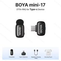 Boya Mini 17 For Android USB-C Wireless Microphone