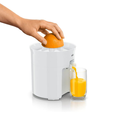 Braun CitrusQuick 3 Citrus Juicer CJ 3050 – Automatic Operation, Quick Juice Extraction, Direct Serving into Glass – Citrus Juicer