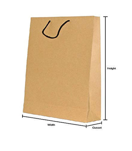 Brown Paper Bag Set for Takeaway – Assorted Sizes, With and Without Handles, Essential for On-the-Go Packaging