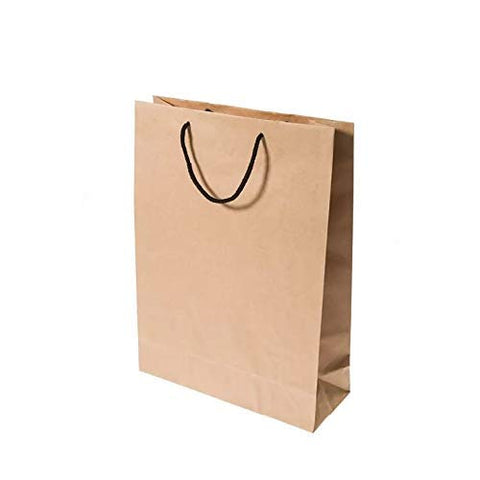 Brown Paper Bag Set for Takeaway – Assorted Sizes, With and Without Handles, Essential for On-the-Go Packaging