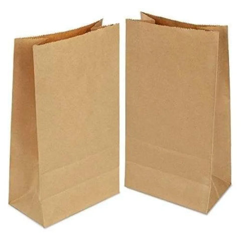 Brown Paper Bag Set for Takeaway – Assorted Sizes, With and Without Handles, Essential for On-the-Go Packaging