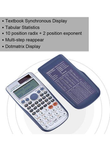 Casio FX-991ES PLUS Scientific Calculator – Junior High School Function Calculator, Reliable and Versatile – Ideal for Tests and Academics | Compact Design