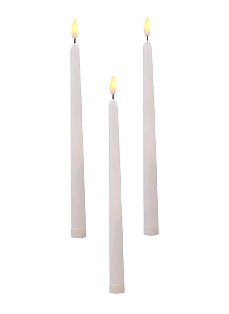 Christmas LED Candles – Pack of 2, Glowing Candle Light Night Lamp | Perfect for Party Atmosphere & Holiday Decorations