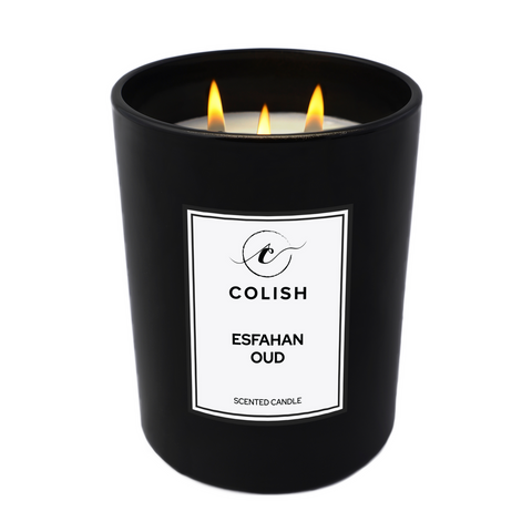 Colish Esfahan Oud Candle 460g – Deep & Luxurious Oud Scent for a Regal Feel
