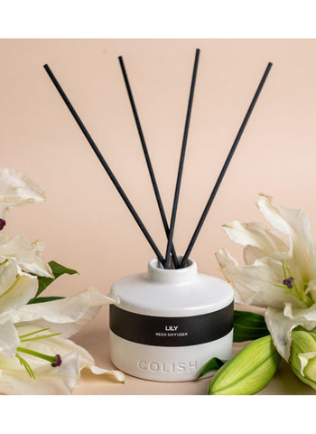Colish Lily Reed Diffuser 120ml – Soft & Elegant Lily Scent for a Tranquil Setting