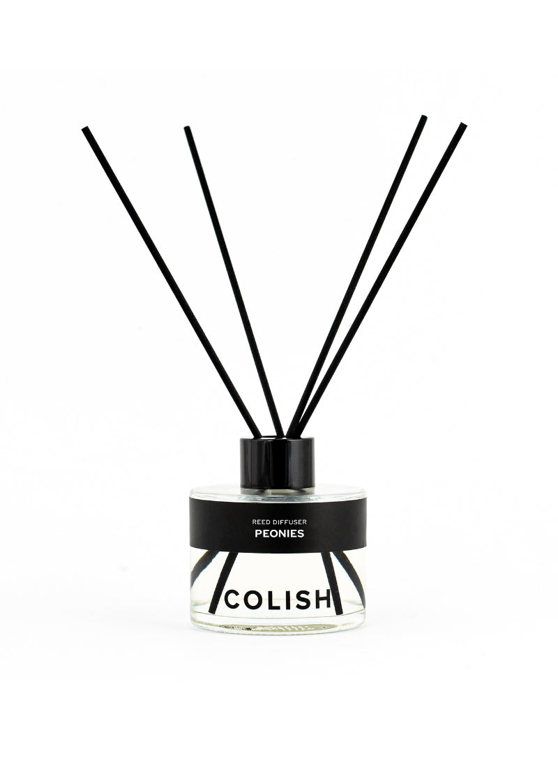 Colish Peonies Reed Diffuser – Light, Floral, Calming Aroma – Home Fragrance | Relaxing Ambiance