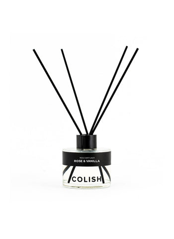 Colish Rose & Vanilla Reed Diffuser – Sweet, Floral, Soothing Aroma – Home Fragrance | Continuous Fragrance