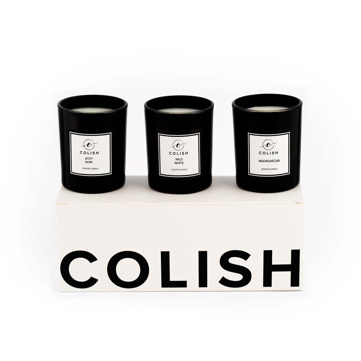 Colish The Floral Trio Candle Set 100g x3 – Delicate & Refreshing Bloom-Inspired Fragrance Set