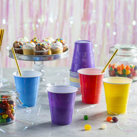 Color Party Cups 250ml – 250ml Plastic Party Cups – Disposable Cups and Glasses | Disposables