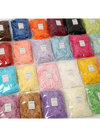 Colorful Shred Crinkle Paper – Raffia Shredded Confetti for Gift Boxes | Perfect for Weddings & DIY Party Decor