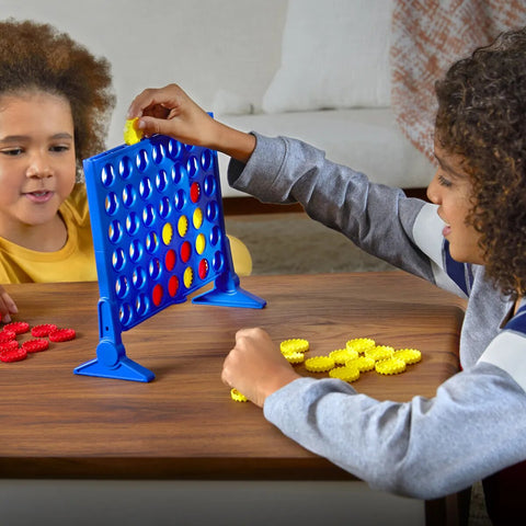 Connect Four – Iconic Drop & Win Strategy Game, Easy and Addictive Fun for All Ages, Featuring Vertical Grid and Colorful Discs | Classic Entertainment