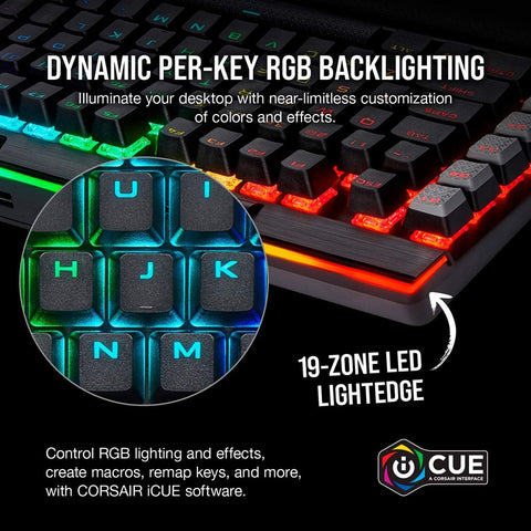 Corsair K95 RGB PLATINUM XT Mechanical Gaming Keyboard — RGB Lighting, CHERRY® MX Blue Switches, High Performance | Keyboard