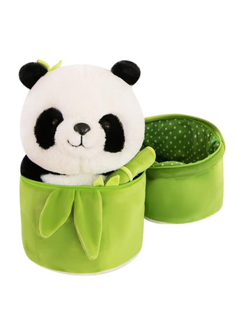 Cute Panda Plush Pillow – Soft, Adorable, Stuffed Panda in Bamboo Design – Plush Toy | Perfect for Naps, Playtime, Gifts