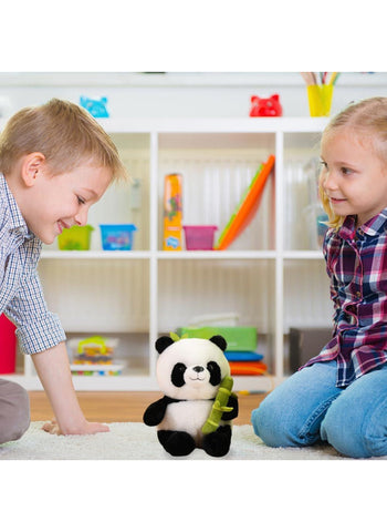 Cute Panda Plush Pillow – Soft, Adorable, Stuffed Panda in Bamboo Design – Plush Toy | Perfect for Naps, Playtime, Gifts