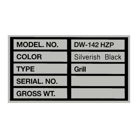 Dawlance Grill Microwave Oven DW-142 HZP, 42L – High-Capacity Oven with Even Heating, Defrosting Feature, and Grill Function