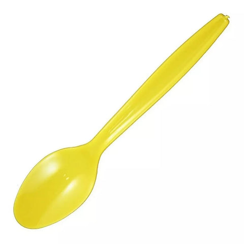 Deluxe Color Spoons – Vibrant Colors, Durable Design, Ideal for Parties – Disposable Cutlery | Adds Fun to Any Event