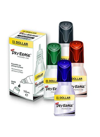 Dollar Board Marker Ink – 15 ml, 4 Pcs | Smooth, Quick-Drying Ink for Board Markers