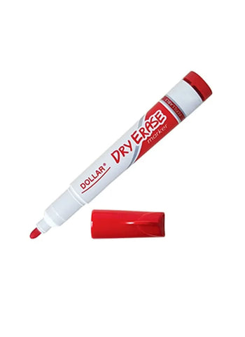 Dollar Dry Eraser Marker / Board Marker – Multicolor (4 Pcs) | Ideal for Whiteboards & Writing Surfaces