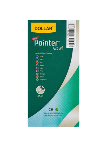 Dollar Pointer Green – Smooth Writing, Durable, Lightweight – Perfect for Office and School Use | Reliable Performance