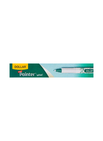 Dollar Pointer Green – Smooth Writing, Durable, Lightweight – Perfect for Office and School Use | Reliable Performance