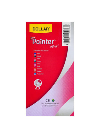 Dollar Pointer WOW Red – Smooth Writing, Durable, Pack of 10 – Ideal for Office and School Use | Reliable Performance